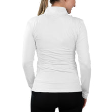 Load image into Gallery viewer, WOMEN&#39;S QUARTER ZIP LONG SLEEVE SHIRT (OPTIONS)