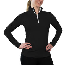 Load image into Gallery viewer, WOMEN&#39;S QUARTER ZIP LONG SLEEVE SHIRT (OPTIONS)