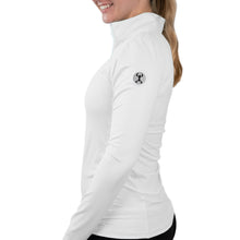 Load image into Gallery viewer, WOMEN&#39;S QUARTER ZIP LONG SLEEVE SHIRT (OPTIONS)